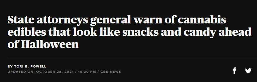 警告！非法*麻大**竟包装成零食和糖果，市面出售！万圣节吃糖小心