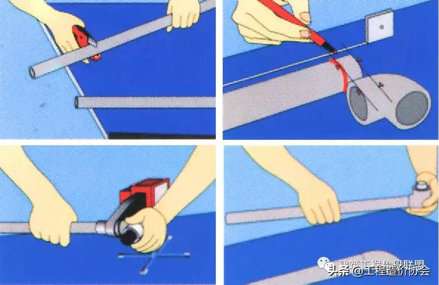 管道连接的方法常用的有哪三种,管道吊模施工的标准做法