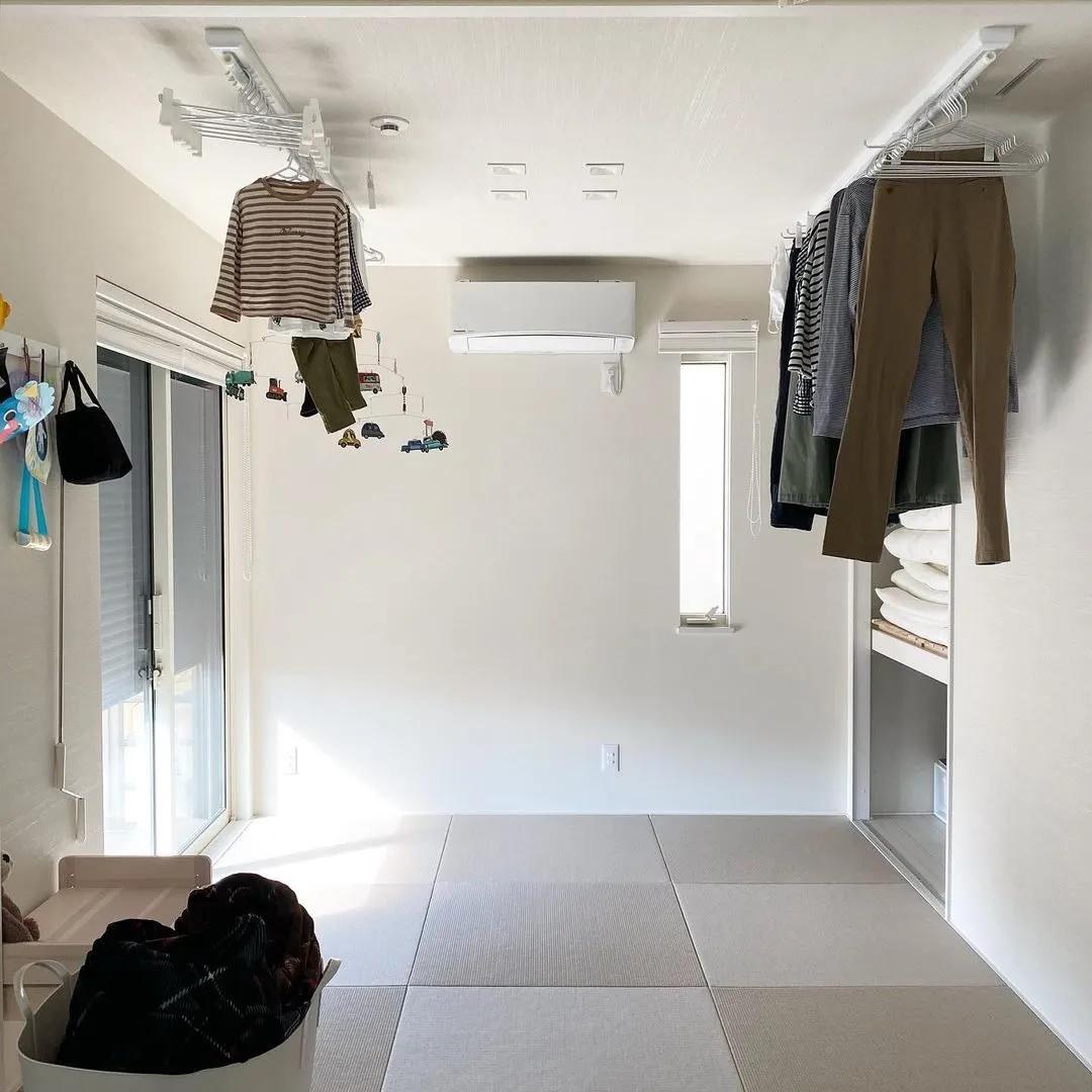 日本无阳台晾衣,日本主妇阳台晾衣