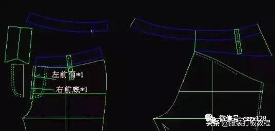基础裤子打版,裤子打板技术