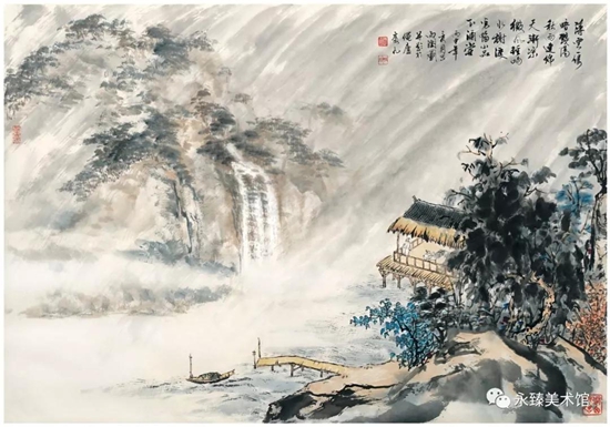 “舍形悦影”处凡传统文人画全球巡展(临沂站)开幕