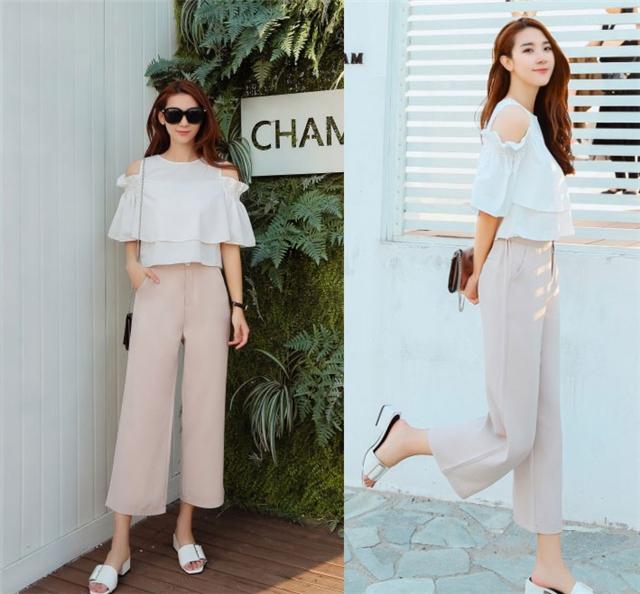 七分裤时髦但必须会搭配,这么穿低调不失时尚,好看好看