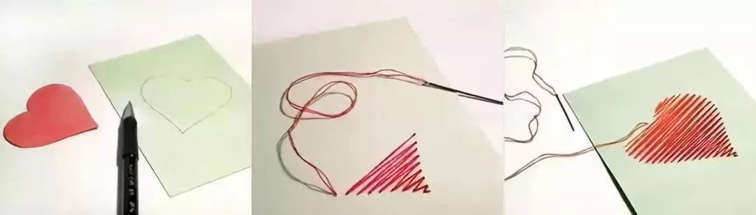 手工心形贺卡又简单漂亮,超级简单可爱的爱心贺卡