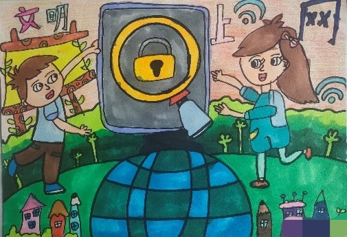 暑假安全主题绘画图片大全,安全教育主题画作品三年级可打印