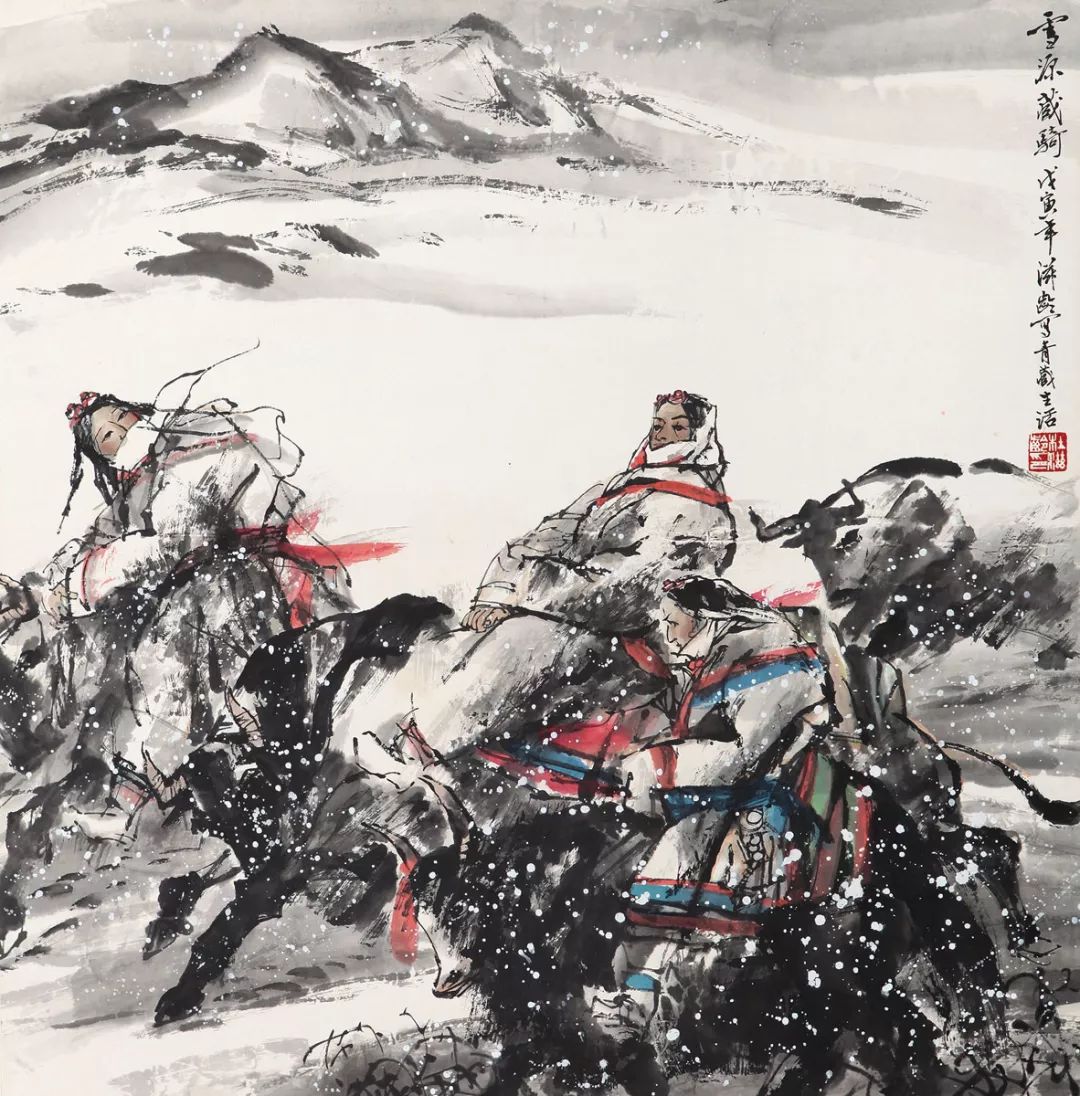 他从一个普通的美术编辑，到成就斐然的专业画家