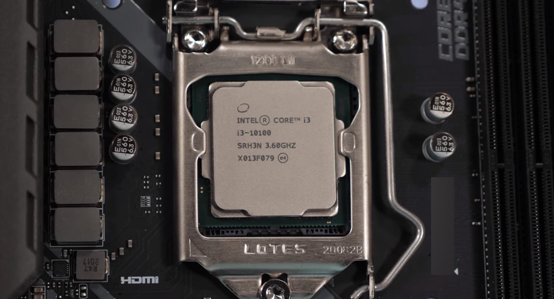 英特尔i3-10100实测性能增长36.4%,但无奈AMD还有大招反击