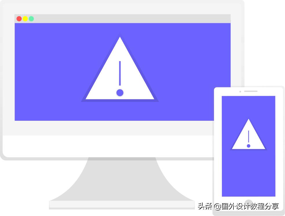 扁平矢量插画色彩教程,扁平矢量家具插画