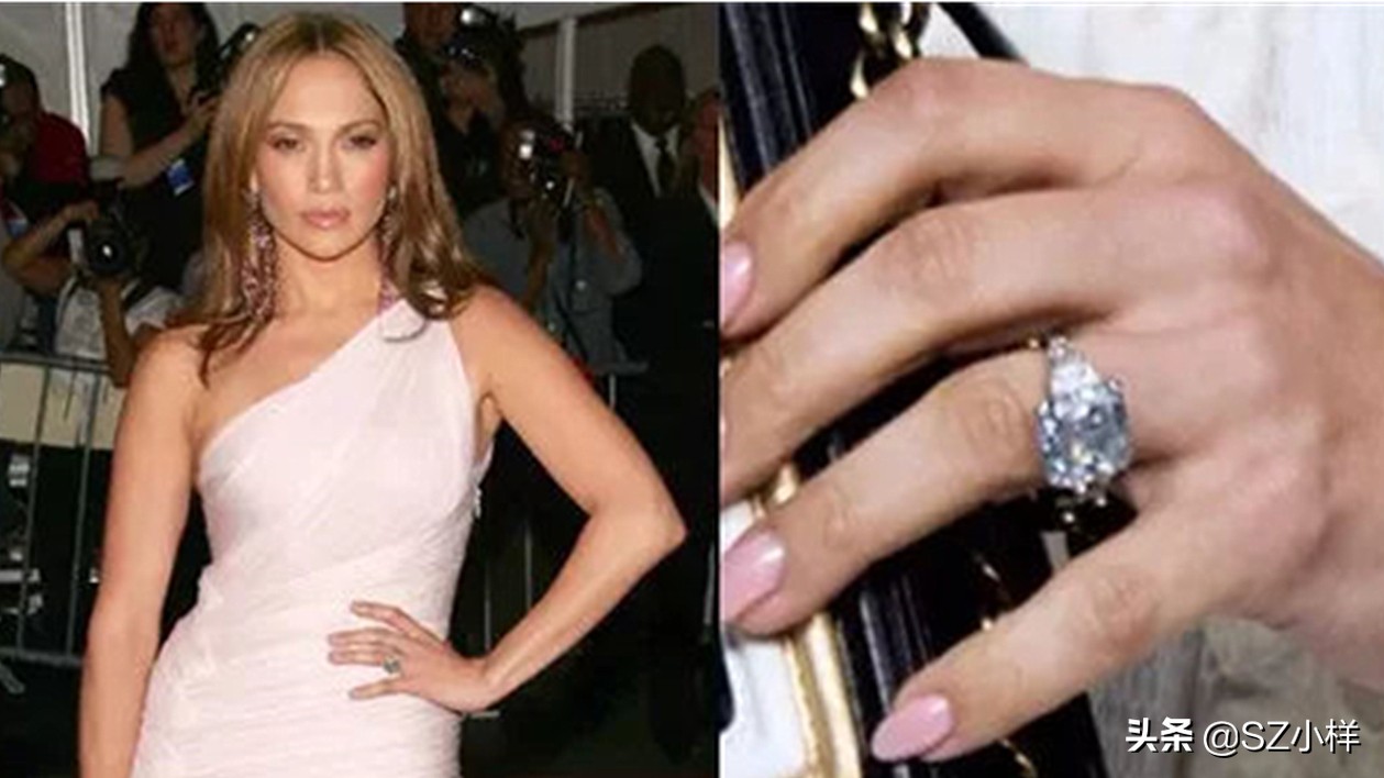 贫穷限制的不仅是行动、还有想象：中外明星奢华婚戒大比拼