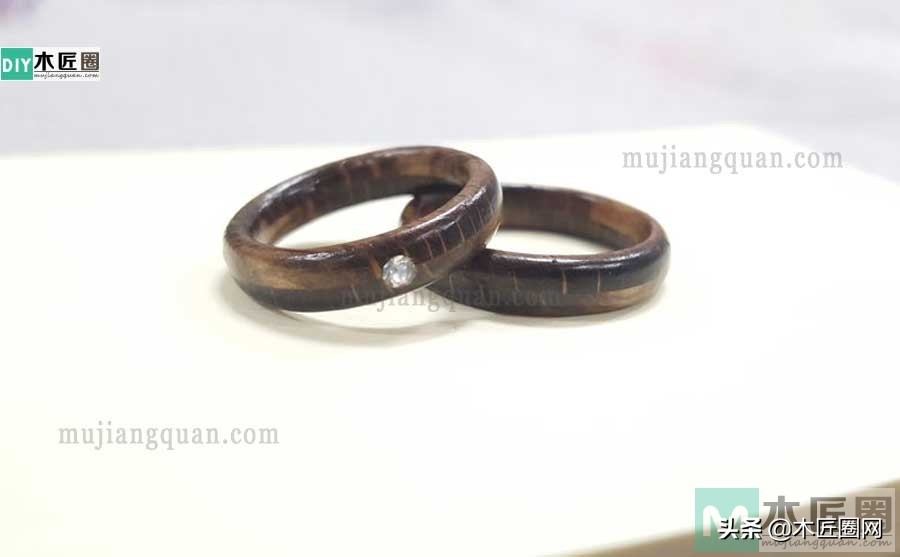 木戒指制作教程,diy手工木制品木工