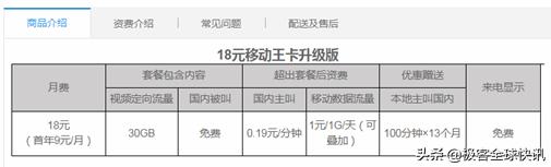 三大运营商王卡,三大运营商王卡对比