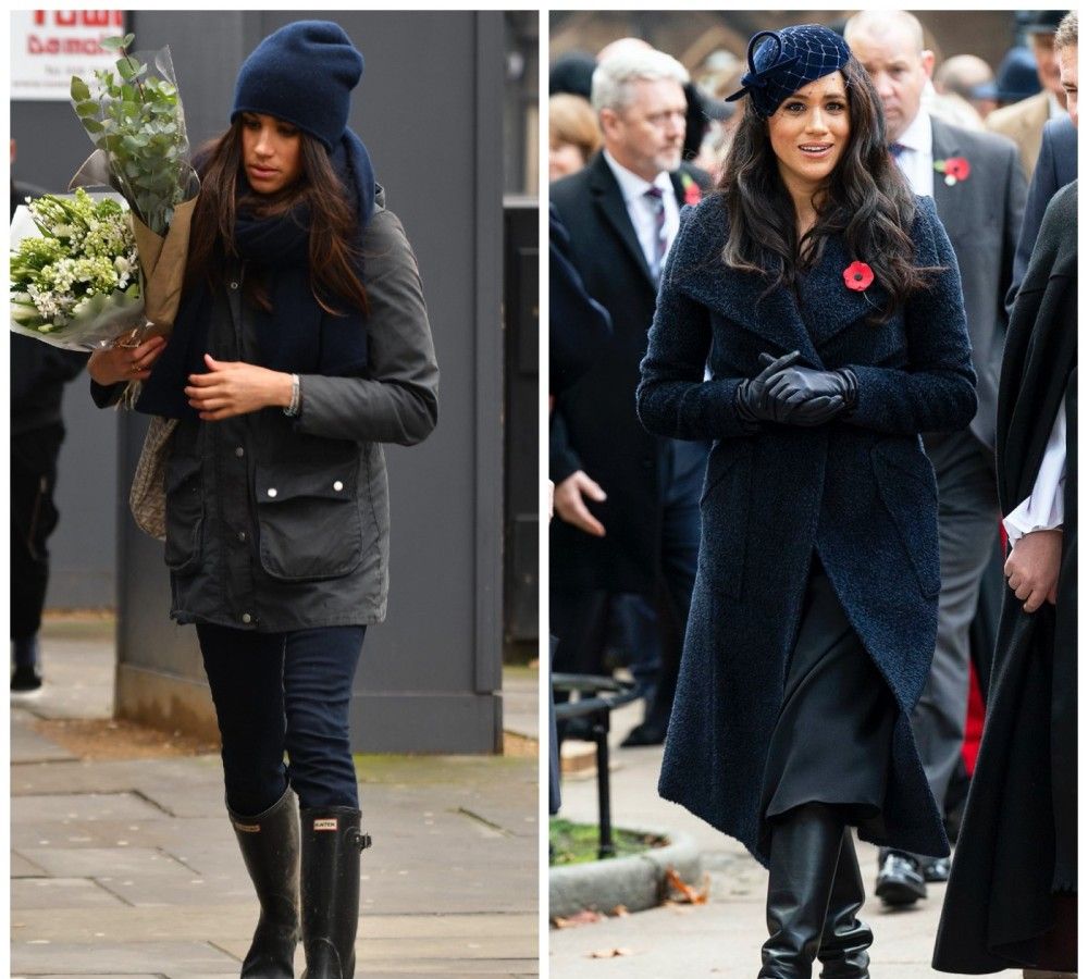 梅根初到王室,梅根从皇室回归