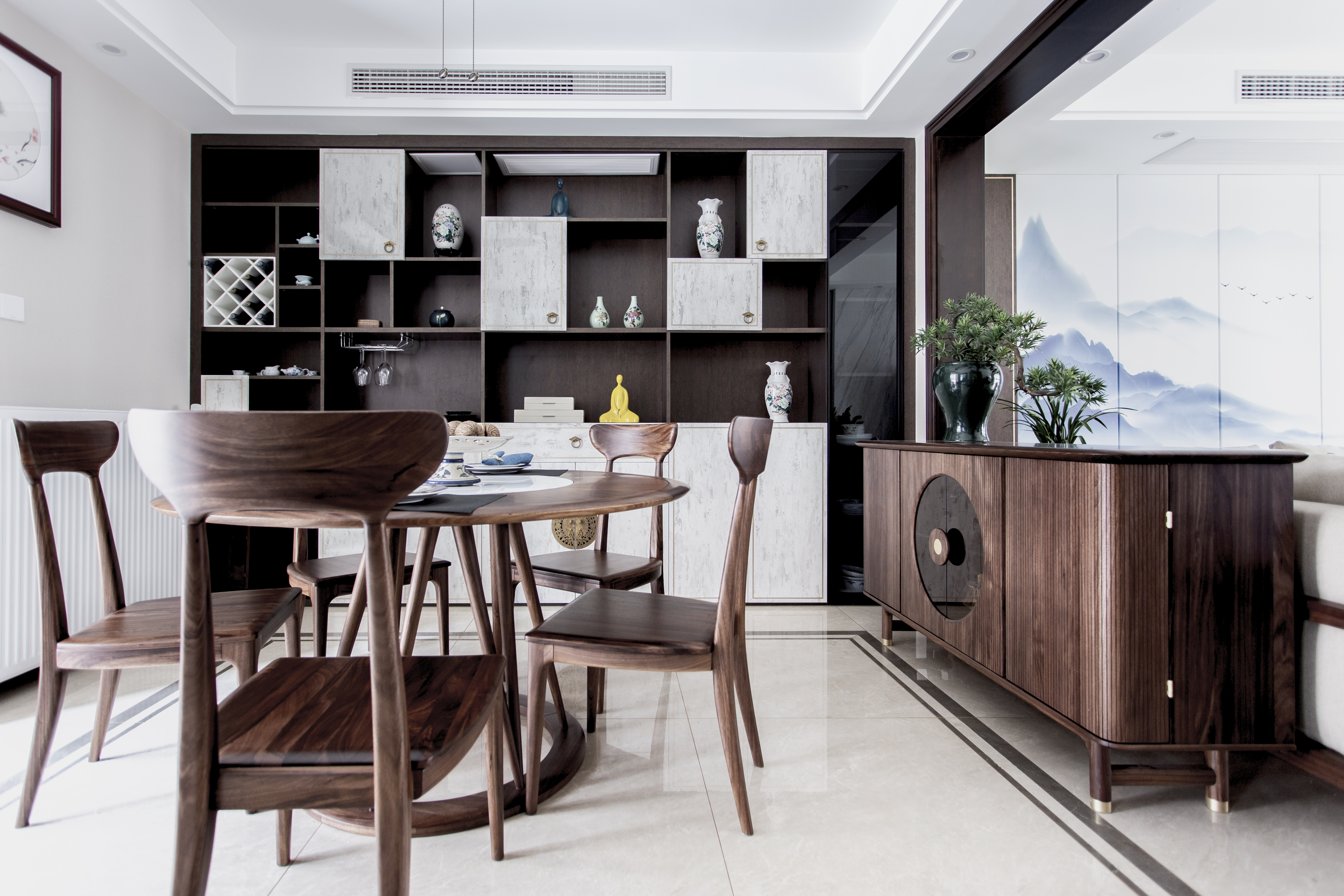 绿都万和城阳湖郡装修设计,金孔雀设计