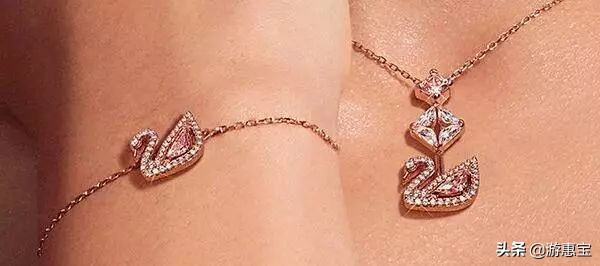 黑转粉系列,施华洛世奇粉钻天鹅专柜