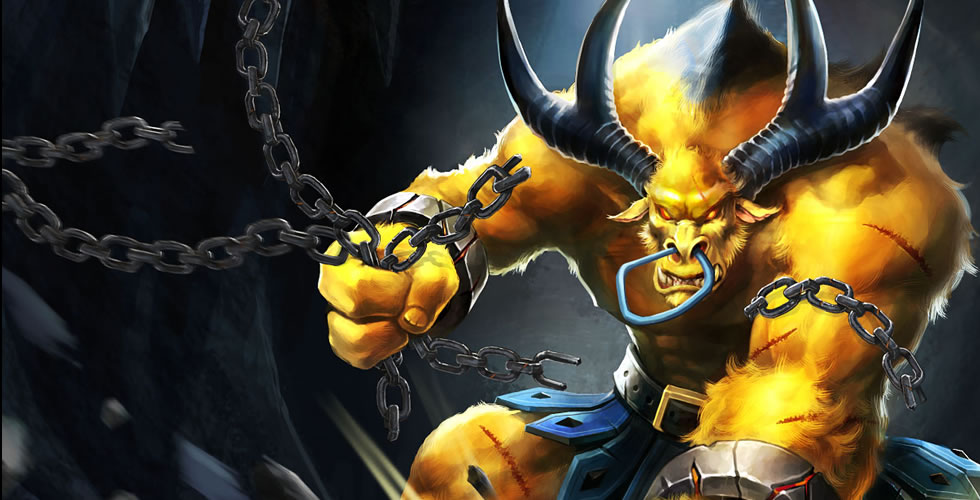 英雄联盟手游牛头酋长阿利斯塔,英雄联盟三狼英雄