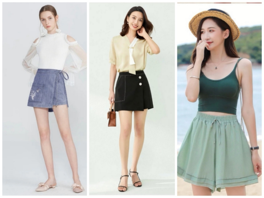 夏日吊带穿搭裙裤,时尚裙裤洋气显气质夏