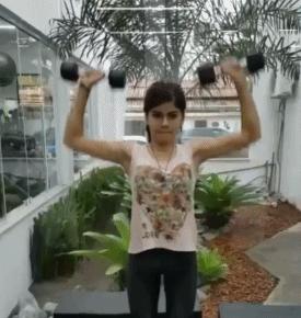 14岁的女生能练成什么样子?