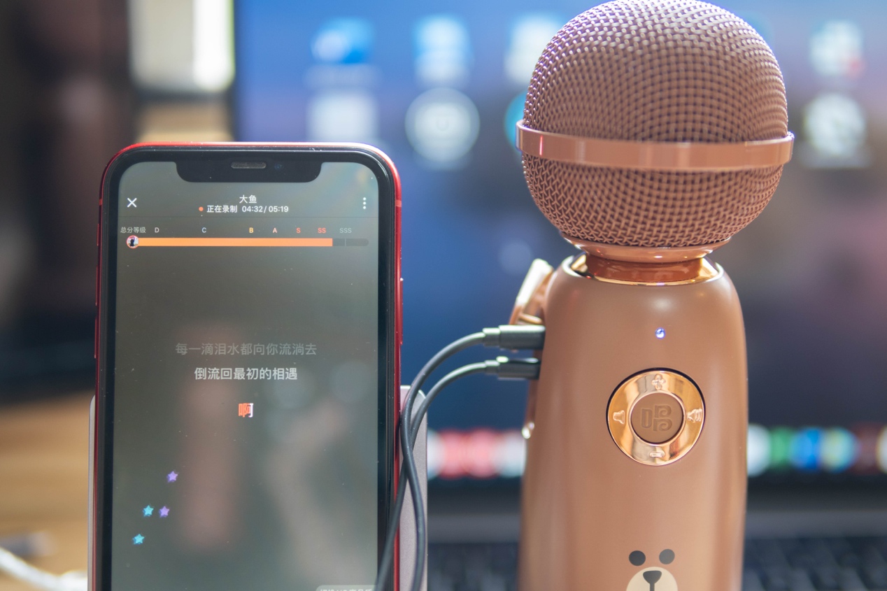 唱吧精灵麦克风q3只当话筒,唱吧精灵麦克风q3双人k歌