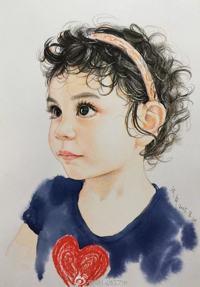 比起打印画,美院毕业的他,笔下这种彩铅水彩画才好看哭了~