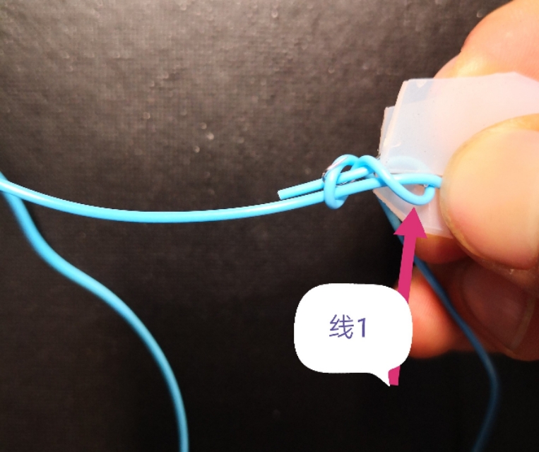 手工绑0.8袖钩,适合小号袖钩绑钩器