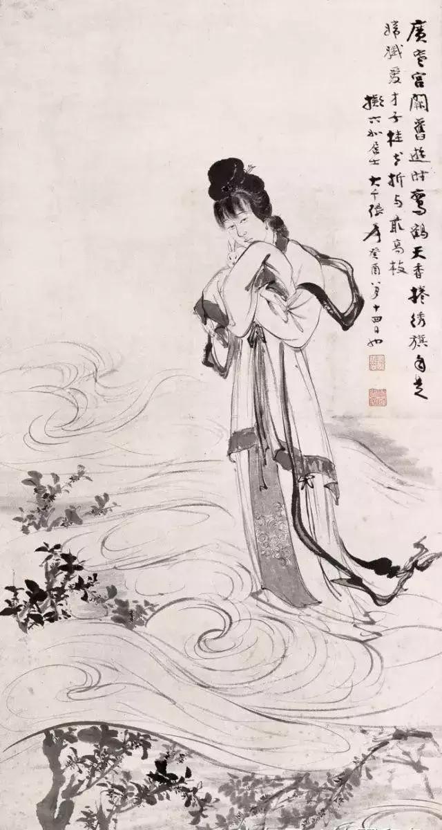 史上经典诗书画伴您中秋月更圆,中秋夜的诗书画