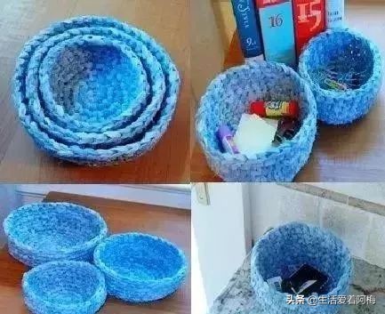 包装袋编筐手工制作大全,用塑料编织袋做手工