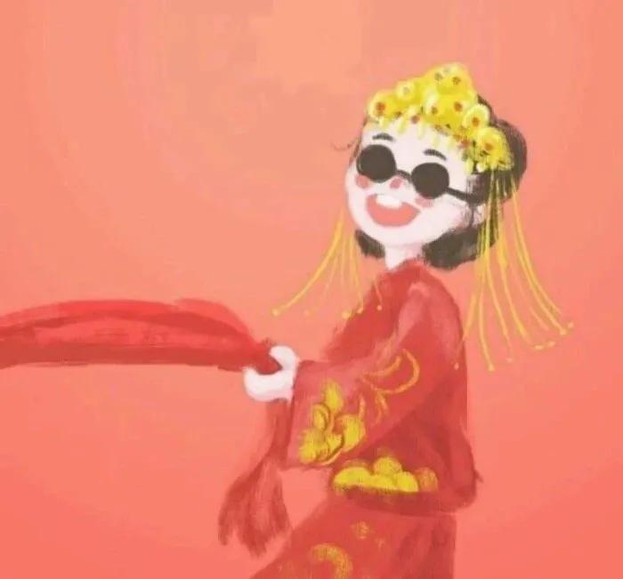 招财进宝情侣头像一男一女,招财进宝情侣头像分开的两张