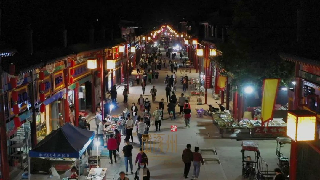 涿州城市航拍,涿州鼓楼大街街拍