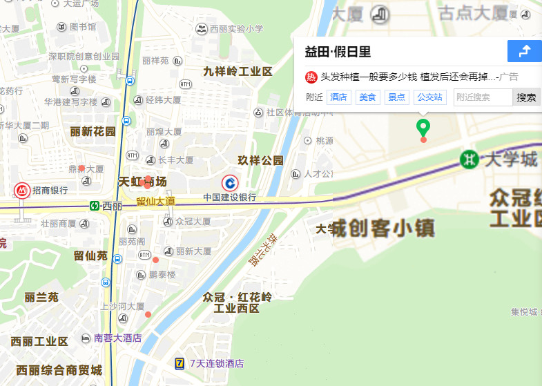 深圳西丽益田假日里人流,开业第一天人流量爆棚