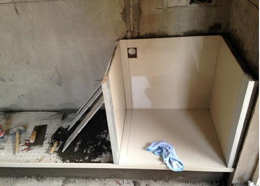 做砖夹石橱柜,老公非要自己动手装修