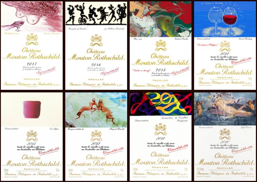 2017木桐酒庄,木桐酒庄2002年酒标