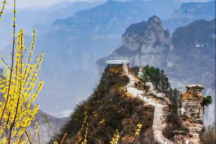 山西通天峡景区冬季旅游,这不是冰岛是山西通天峡