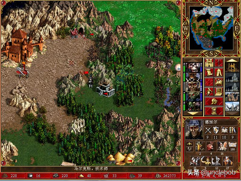 英雄无敌3脆弱平衡失控,电脑瞬间崩盘