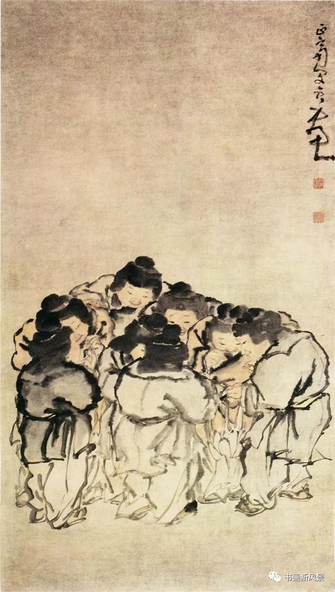 八子观灯图片欣赏,八子观灯书作品