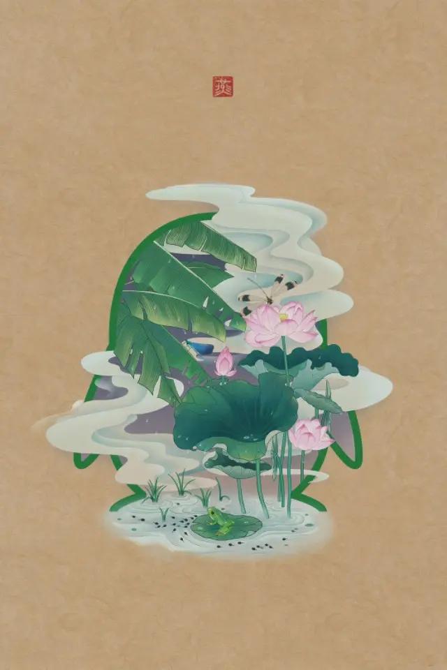 手机古风壁纸▏当QQ遇到中国风,意外的绝美。