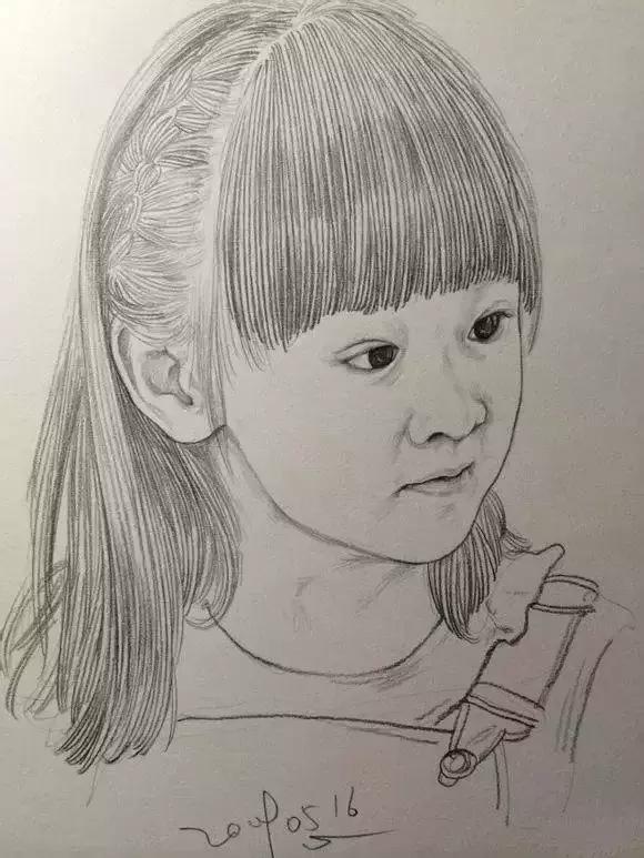 速写看一眼画一笔,用速写的方法画肖像画