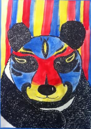 中国脸谱创意儿童画,儿童画创意教程