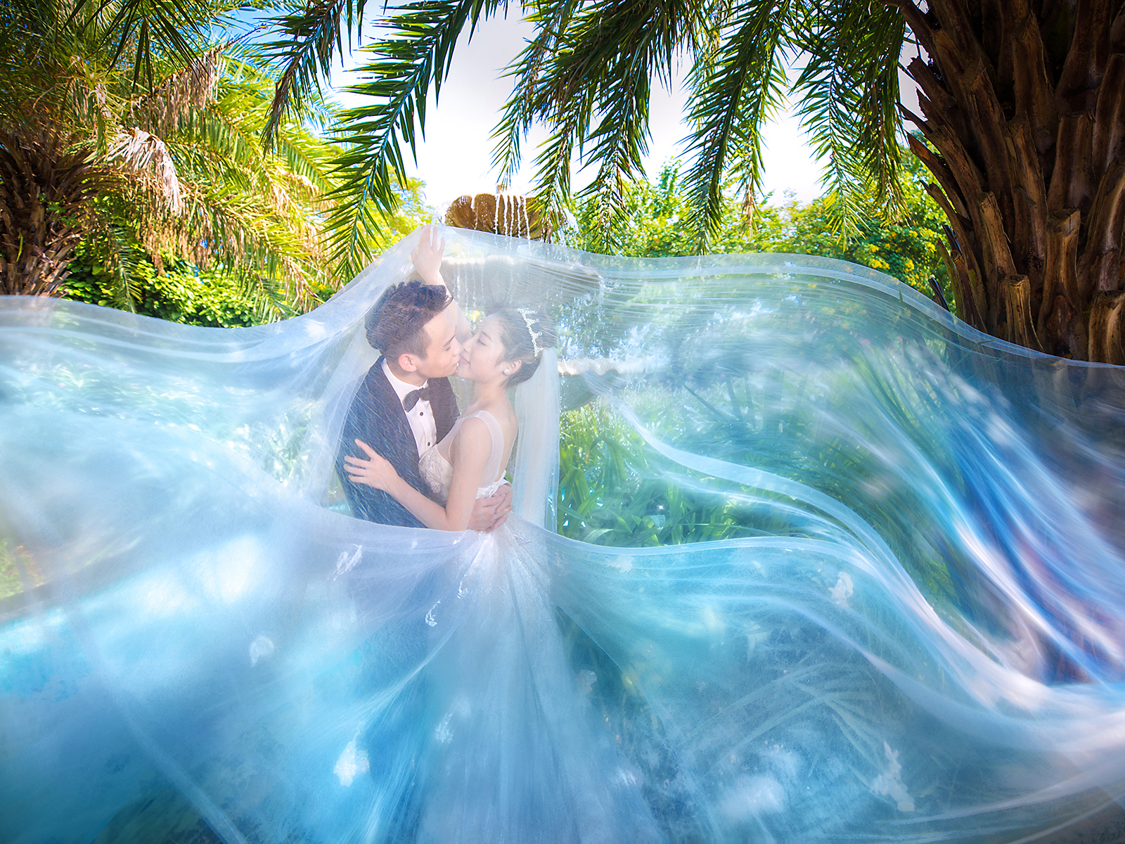 婚纱照内景和外景如何选衣服,外景婚纱照风格