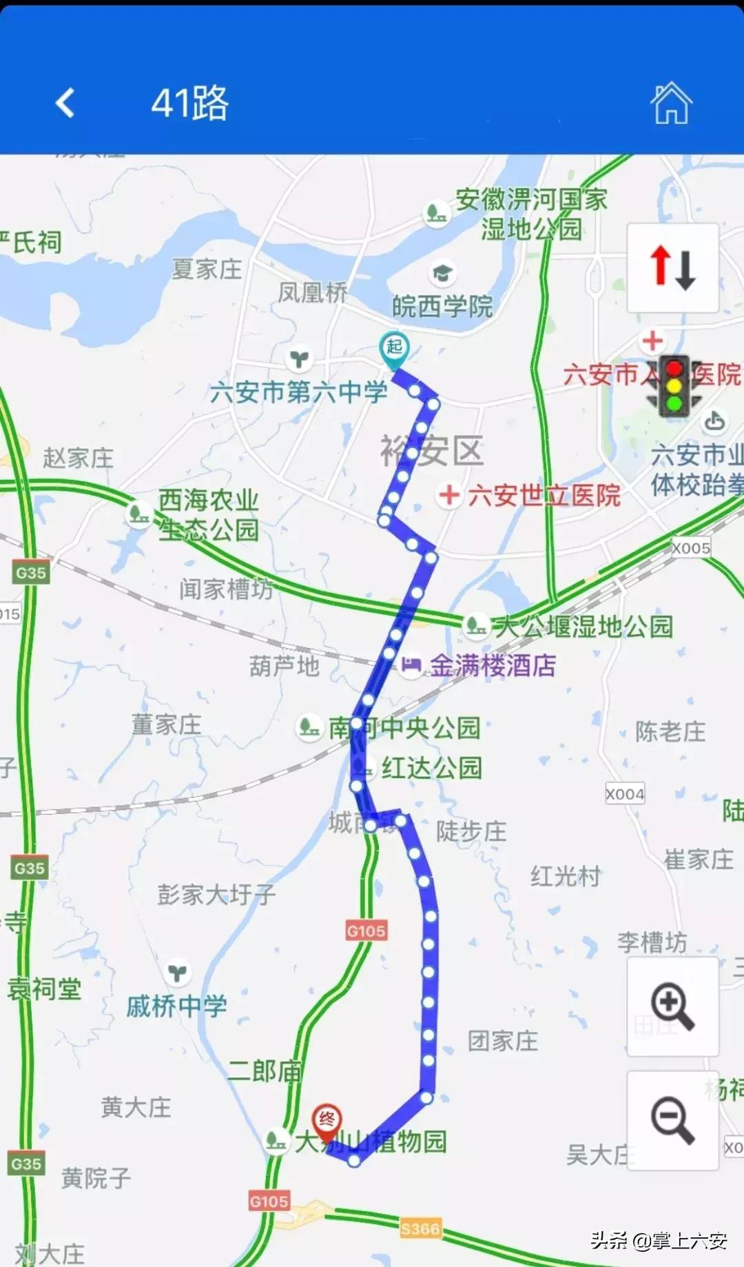 六安游1路公交线路的信息,六安公交线路一览表地图