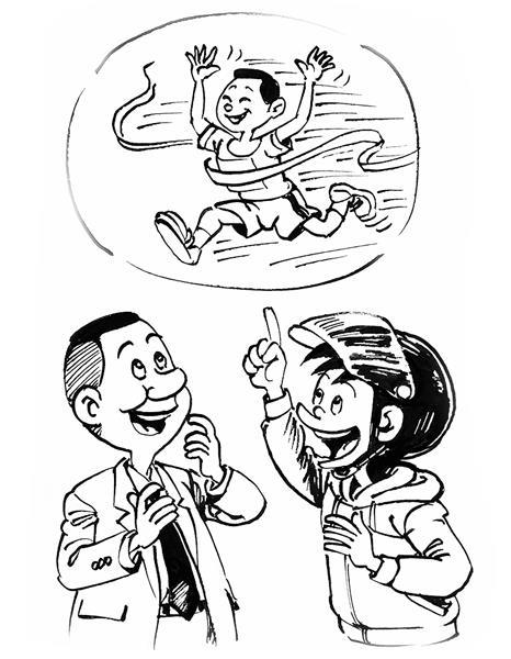 阿P送外卖（幽默故事）