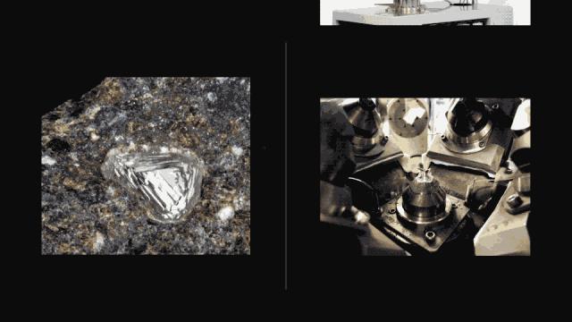 看看你们的钻戒是什么样的,钻戒的钻石是人工合成的么