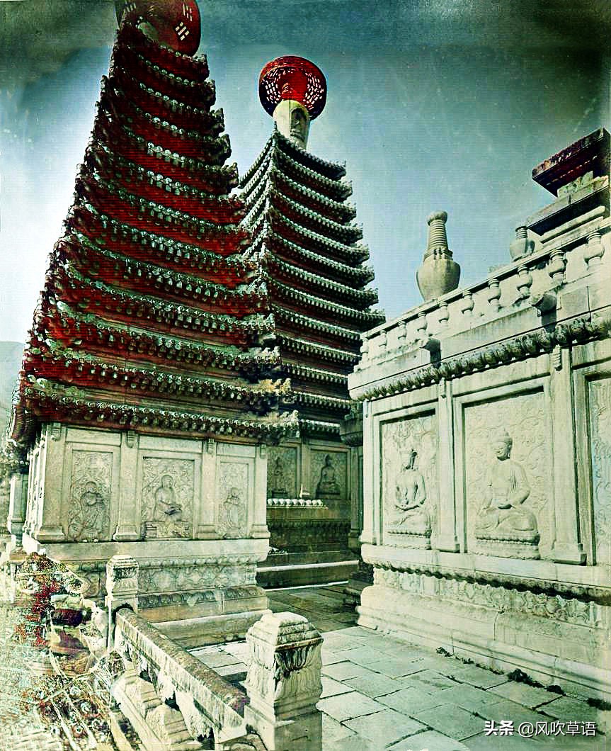 北京西山碧云寺老照片,北京碧云寺老照片