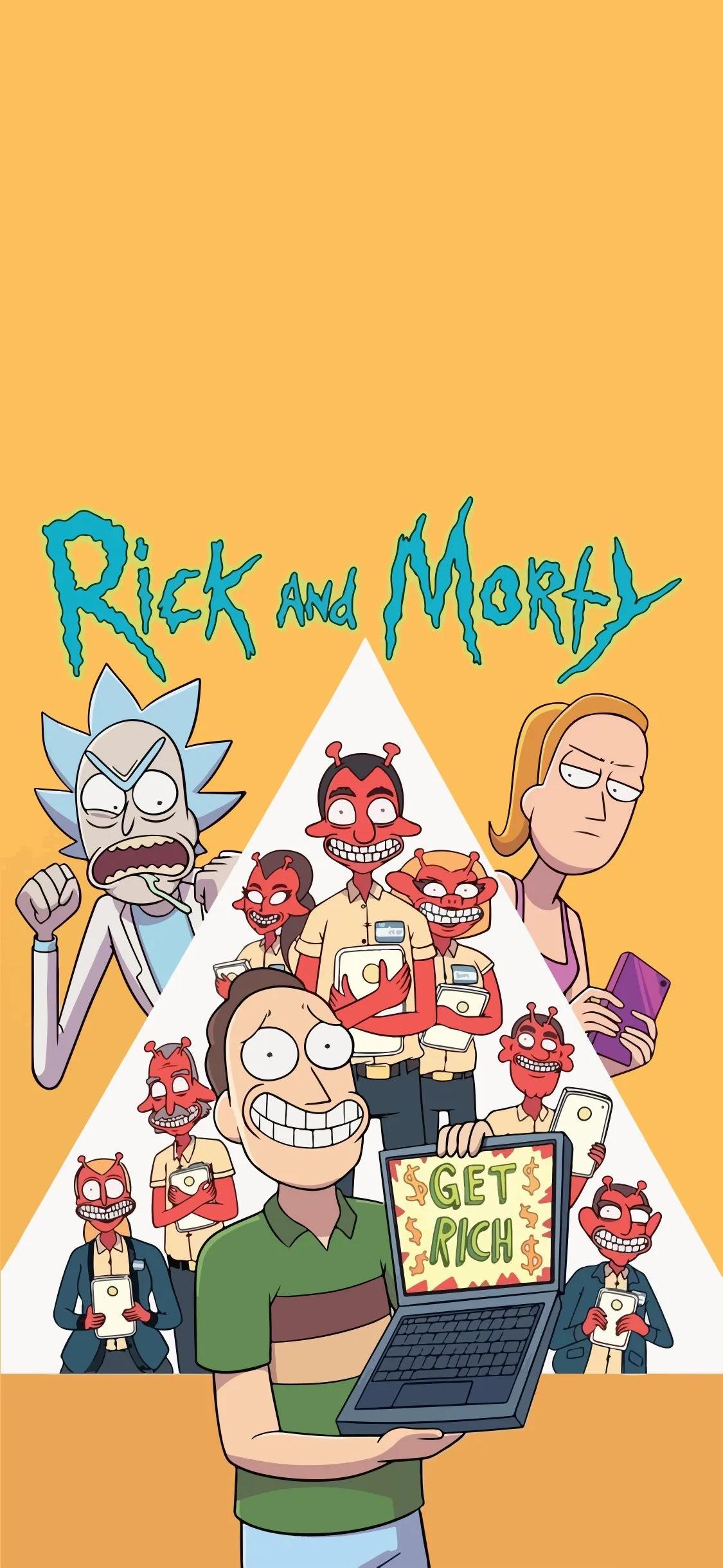 瑞克和莫蒂手机壁纸超清4k原图,瑞克和莫蒂13手机壁纸