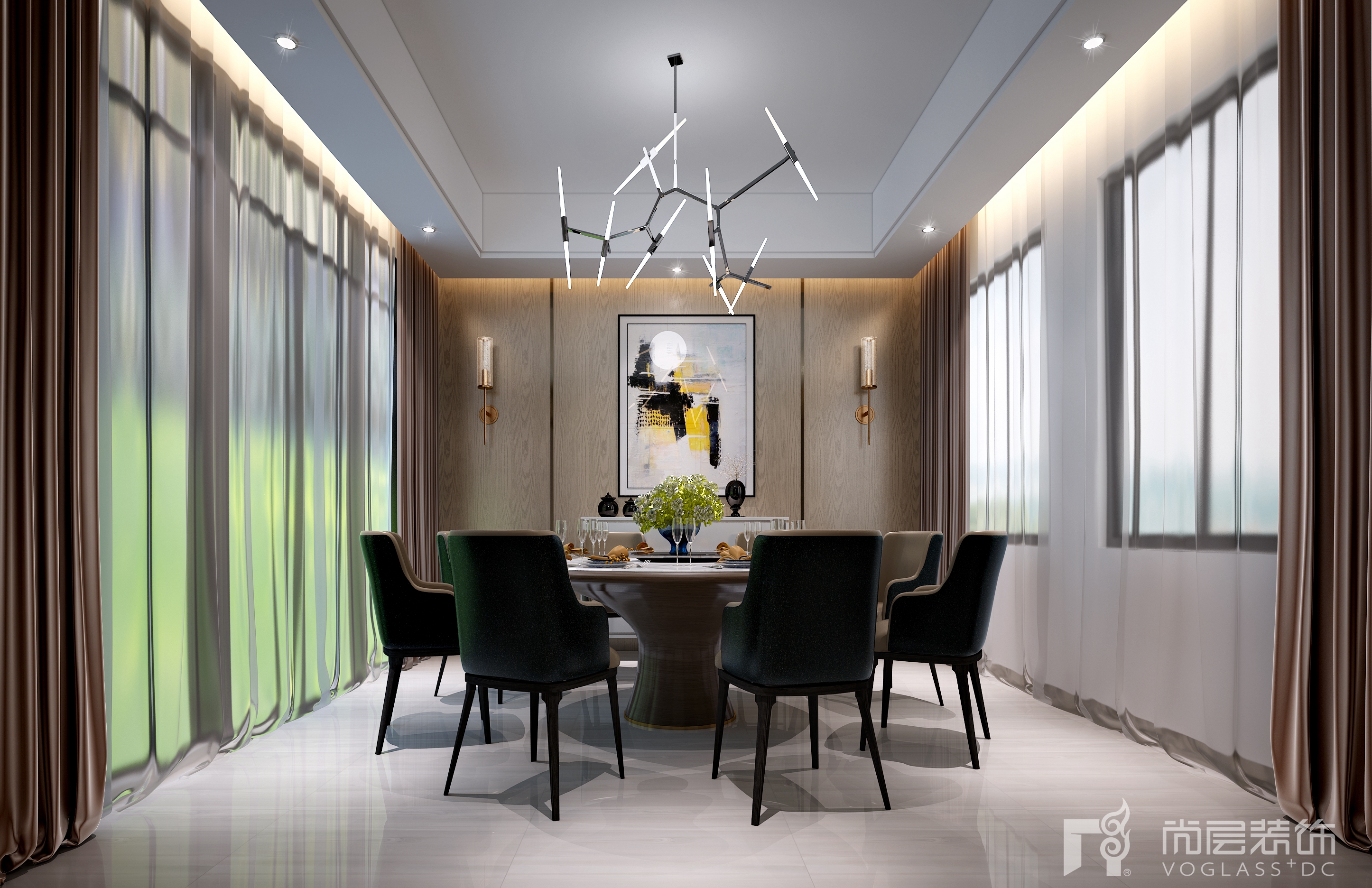 现代轻奢风格设计说明300字,轻奢风格案例说明