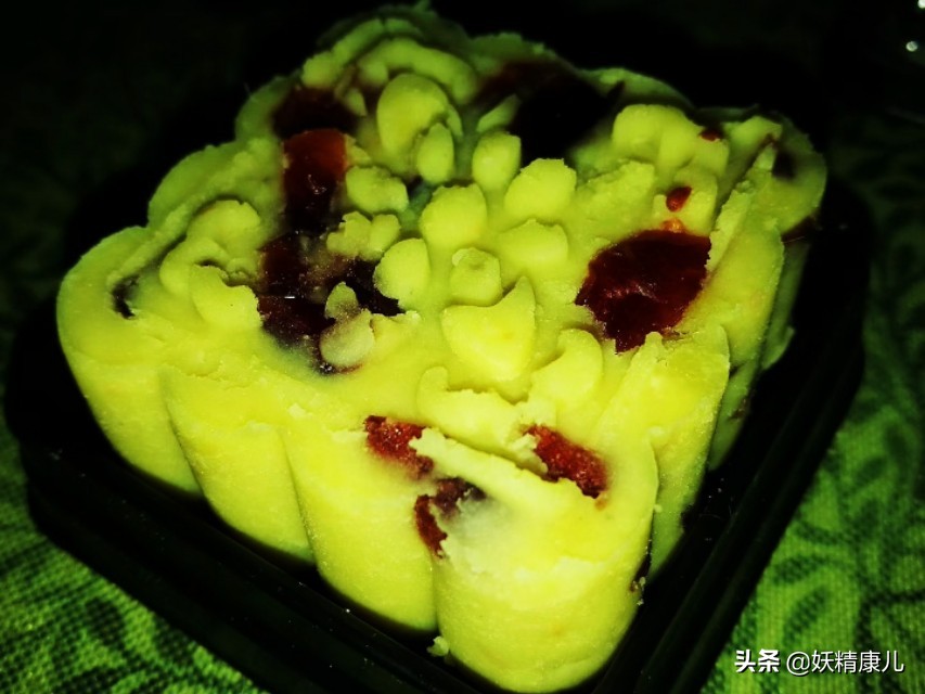 绿豆糕点心的简单做法,绿豆糕传统点心