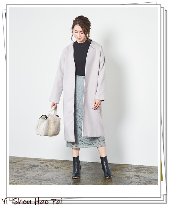 10款纯色系大衣的配色方案,5种颜色大衣25种日系look内搭