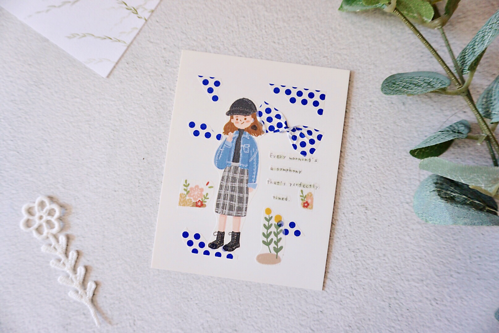 炎炎夏日里，做手帐就该用蓝色系胶带，先给你们看看我的蓝色胶带