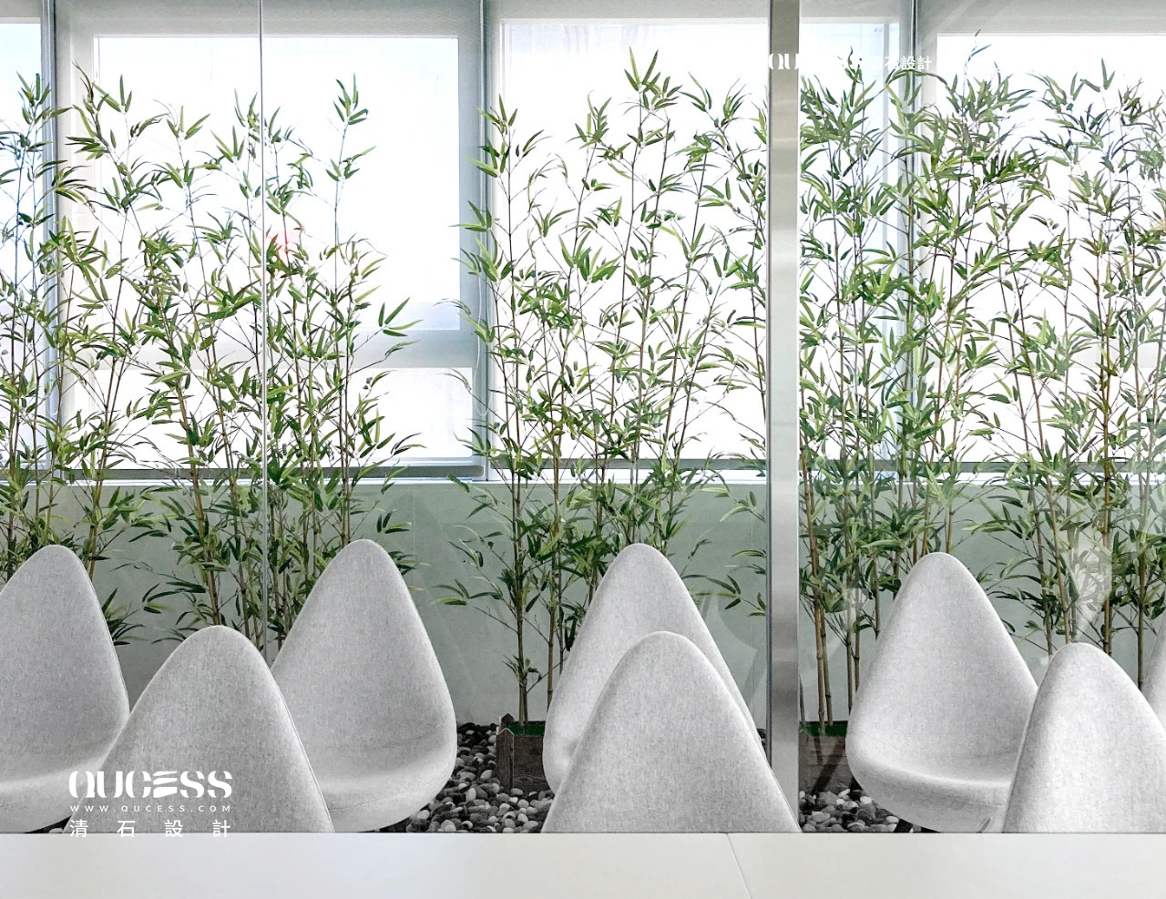 QUCESS新作|办公空间中的江南园林「镜·园」