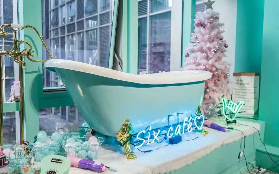 网红甜品店抖音,网红甜品店二层