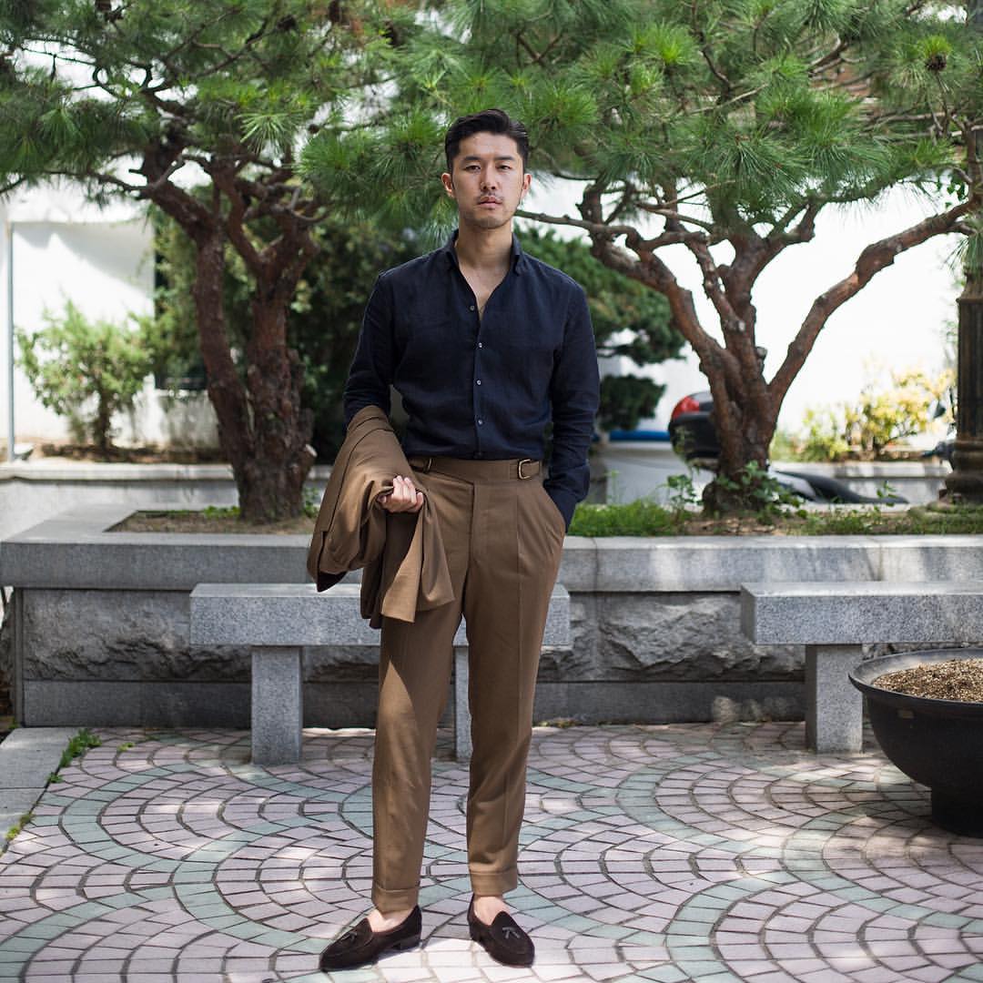 廓尔喀军裤配大黄靴,廓尔格西裤怎么搭配上衣