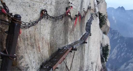 华山地图高清版攻略,最全华山攻略地图